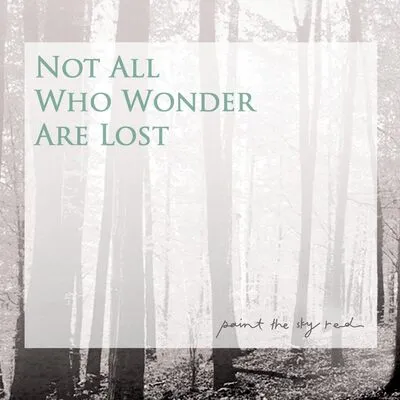 Not All Who Wonder Are Lost | Paint The Sky Red